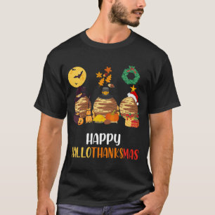 Camiseta Plutão Halloween E Feliz Natal Hallotha