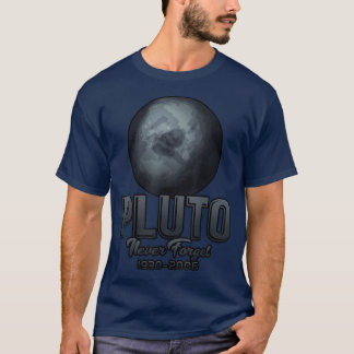 Camiseta Plutão Nunca Esquece 1930-2006