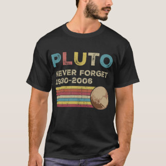 Camiseta Plutão Nunca Esquece 1930 - 2006