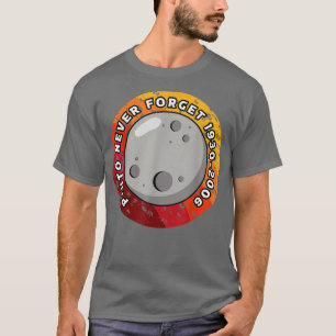 Camiseta Plutão Nunca Esquece 1930-2006