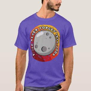 Camiseta Plutão Nunca Esquece 1930-2006
