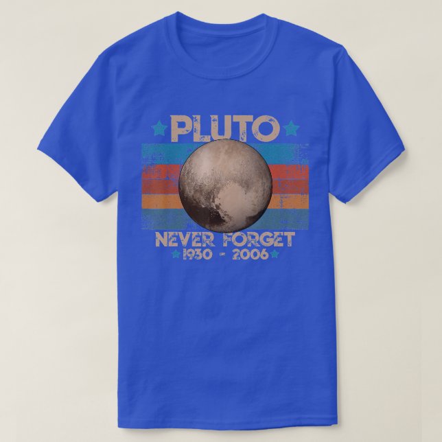 Camiseta Plutão Nunca Esquece 1930 20062 (Frente do Design)