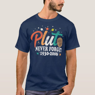 Camiseta Plutão Nunca Esquece A Engraçada Astronomia Espaci