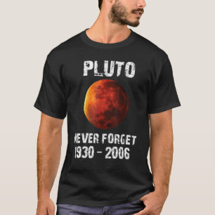 Camiseta Plutão Nunca Esquece A Vintagem De 1930 2006