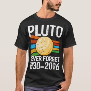 Camiseta Plutão Nunca Esquece Astronomia Astrofísica Engraç