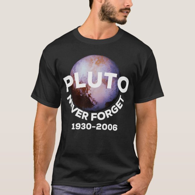 Camiseta Plutão Nunca Esquecer (Frente)