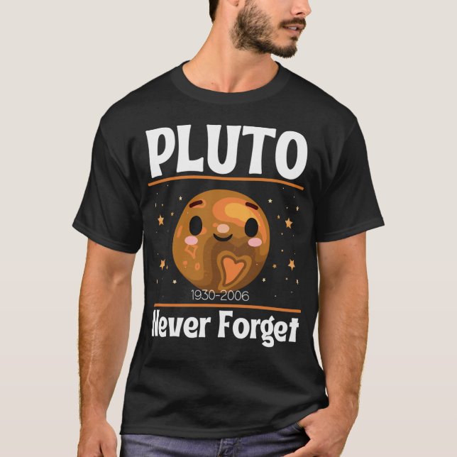 Camiseta Plutão Nunca Esquecer (Frente)