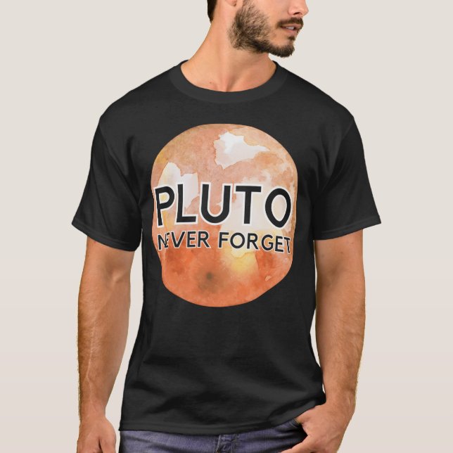 Camiseta Plutão Nunca Esquecer (Frente)
