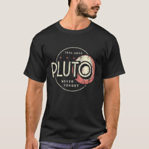 Camiseta Plutão, Plutão Nunca Forge, Retrociência 1