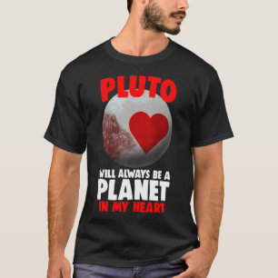 Camiseta Plutão Sempre Será Um Planeta Em Minhas Mulheres C