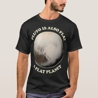 Camiseta Plutão Também É Plana