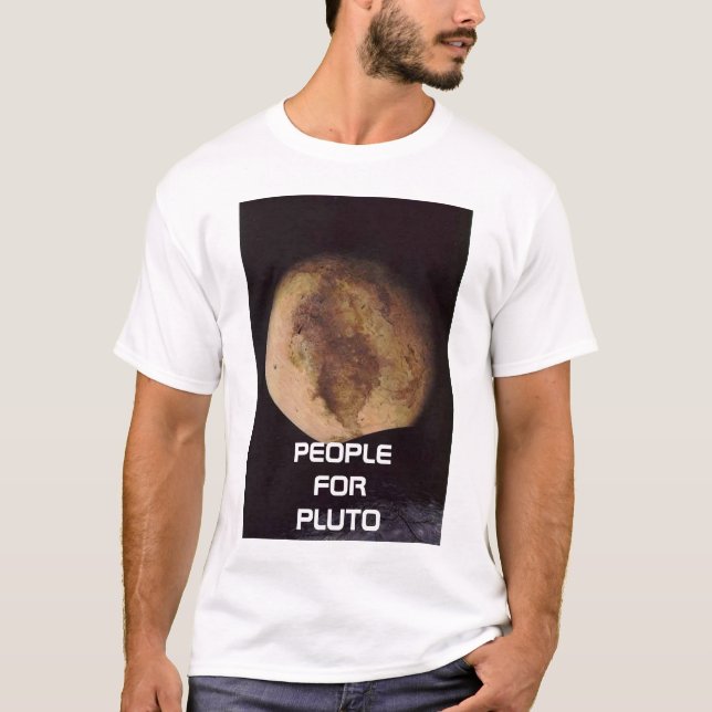 Camiseta pluto, PESSOAS PARA PLUTO (Frente)