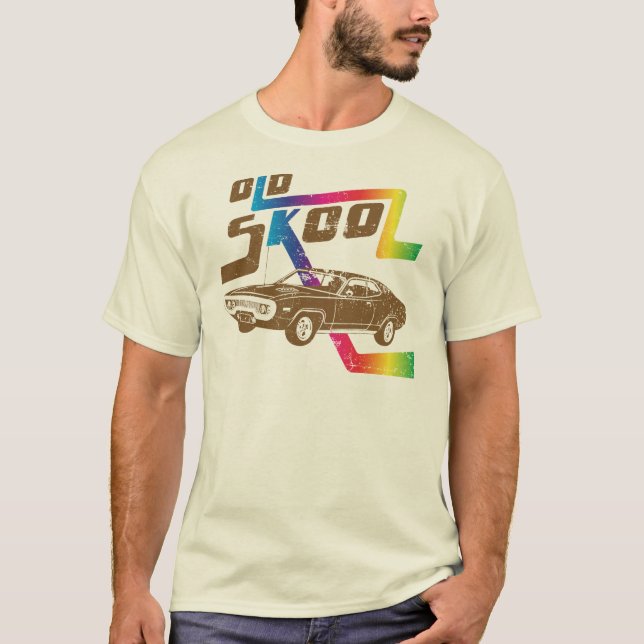 Camiseta Plymouth 1971 Hemi GTX (Frente)