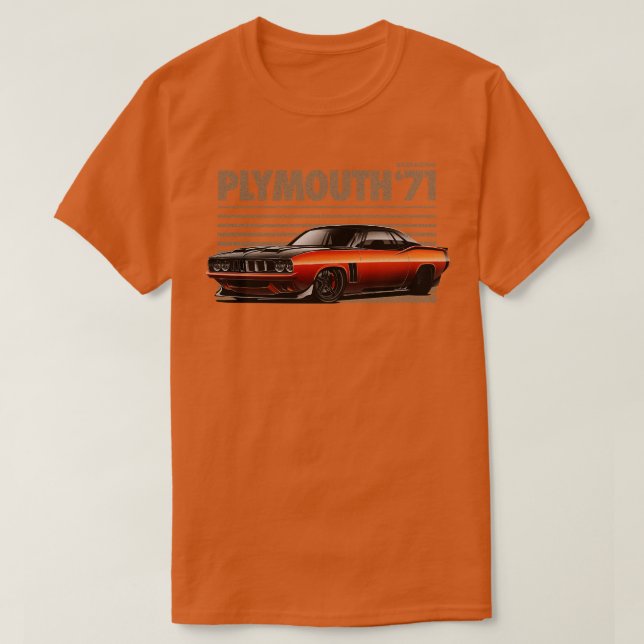 CAMISETA PLYMOUTH BARRACUDA (Frente do Design)