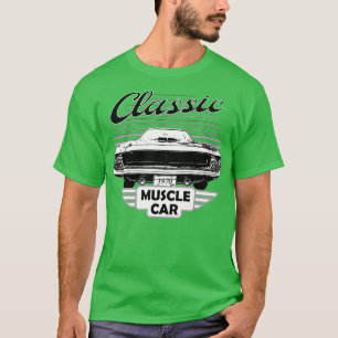 Camiseta Plymouth Barracuda Músculo Clássico Americano 70s