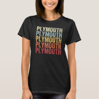 Plymouth Pensilvânia Plymouth PA Retro Vintage Te