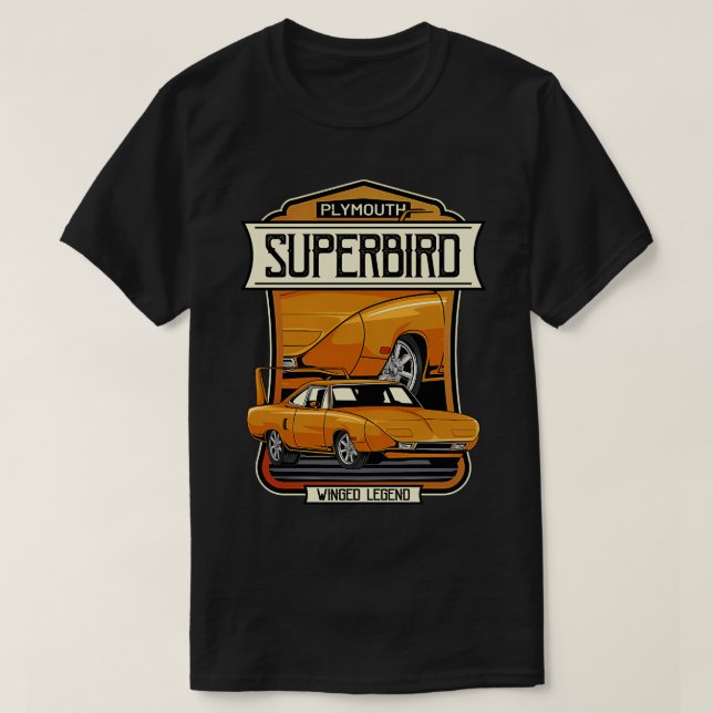 Camiseta Plymouth Superbird 1 (Frente do Design)