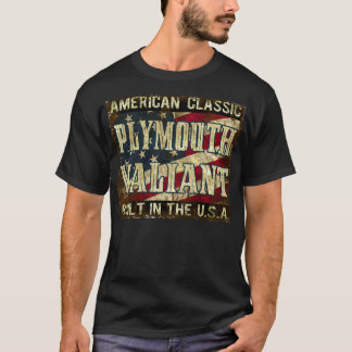 Camiseta Plymouth valente - carro clássico construído nos