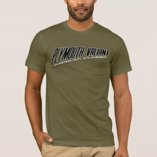 Camiseta Plymouth valente - clássico americano inclinado d