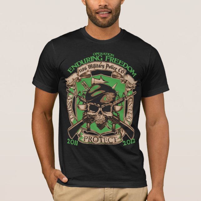Camiseta PM 1186 - Resistindo o verde da liberdade (Frente)