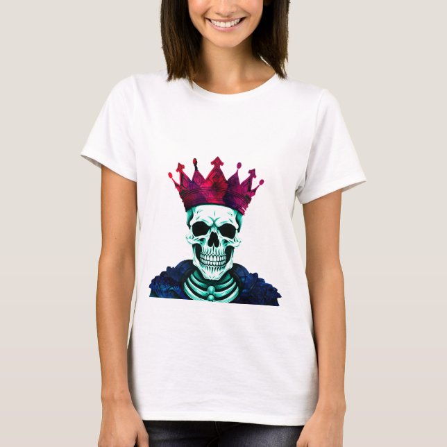 Camiseta PN 71 Skeleton King (Vermelho e Azul) (Frente)