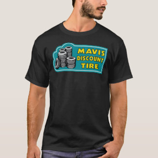 Camiseta Pneu de desconto Mavis Camisa-T essencial