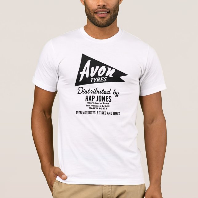 Camiseta pneumáticos de avon (Frente)