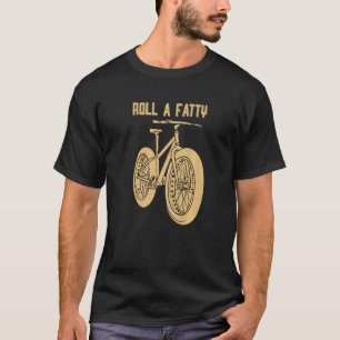 Camiseta Pneus gordos de bicicleta de bicicleta Roll A Gord