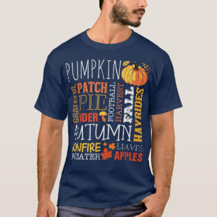 Camiseta Png de outono do Pumpkin