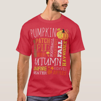 Camiseta Png de outono do Pumpkin