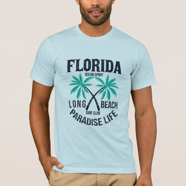 Camiseta —Pngtree — florida oceânica — praia longa (Frente)