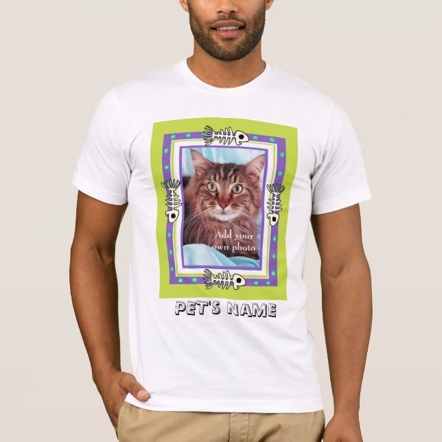 CAMISETA PNHA A FOTO DO SEU ANIMAL DE ESTIMAÇÃO AQUI… (Frente)