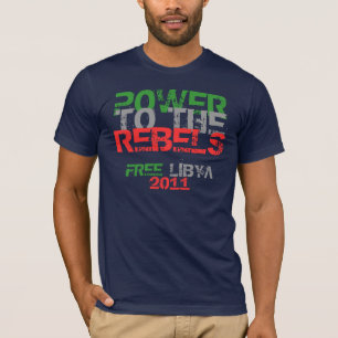 CAMISETA PNHA AOS REBELDES LÍBIA LIVRE 2011