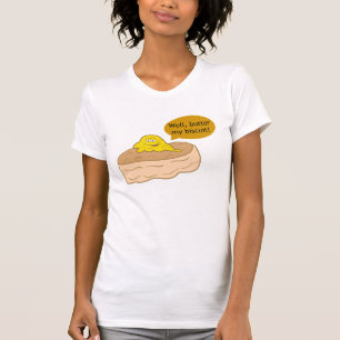 Camiseta Pnha manteiga meu design da novidade do biscoito
