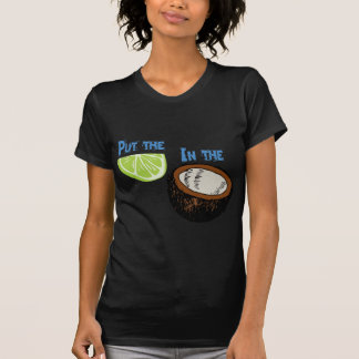 Camiseta Pnha o limão no coco!