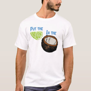 Camiseta Pnha o limão no coco!