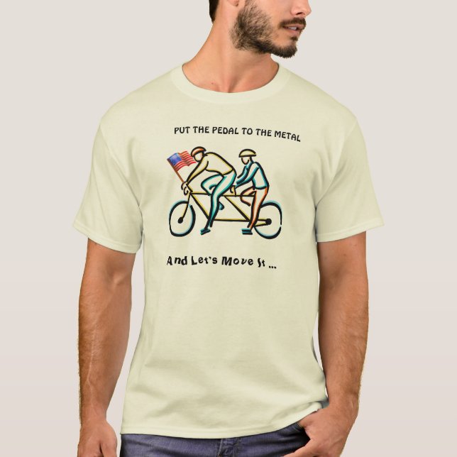 Camiseta Pnha o pedal ao metal (Frente)
