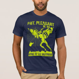 Camiseta Pnt. Agradável, W. VA - Home do Mothman