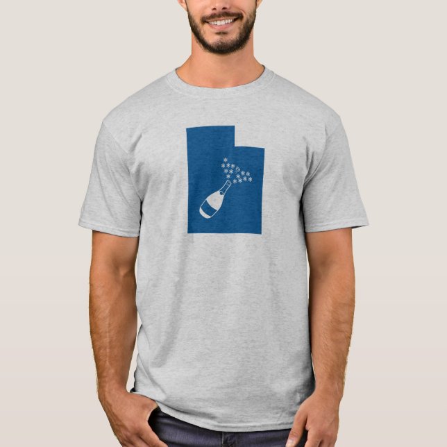 Camiseta Pó de Champagne de Utah (Frente)
