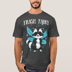 Camiseta Pó de Lixo Raccoon Estrelas de Poeira Mágica Lixo