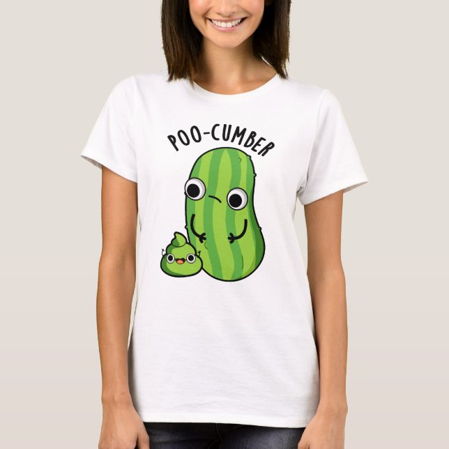 Camiseta Pó de pepino sossegado (Frente)