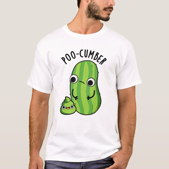 Camiseta Pó de pepino sossegado (Frente)