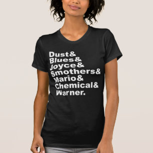 Camiseta Pó e Blues & Joyce & Smothers & Mario & Chemical