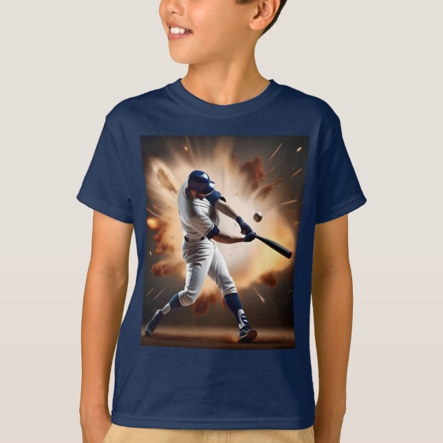 Camiseta Pó E Glória: Baseball Na Corrida Doméstica (Frente)