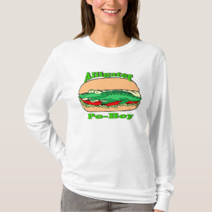 Camiseta Po-Menino do jacaré, sanduíche