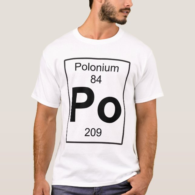 Camiseta Po - Polónio (Frente)