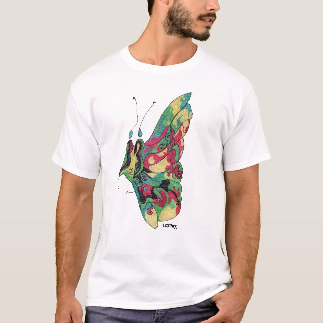 CAMISETA POBRE BUTTERFLY (Frente)