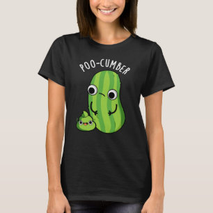 Camiseta Pobre Engraçado Pepino Escuro BG