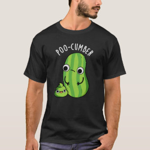 Camiseta Pobre Engraçado Pepino Escuro BG