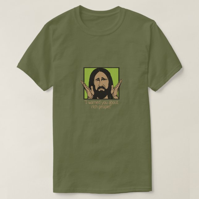 Camiseta Pobre Jesus T-Shirt (Frente do Design)